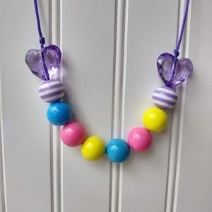 Bubblegum Bead Necklace